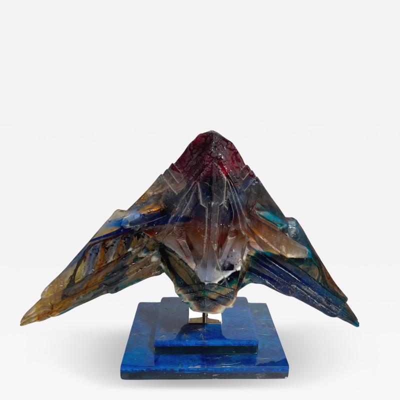 Pierre Giraudon Resin sculpture by Pierre Giraudon Paris France circa 1980