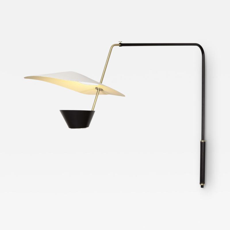 Pierre Guariche Large Pierre Guariche G25 Articulating Wall Lamp for Sammode Studio