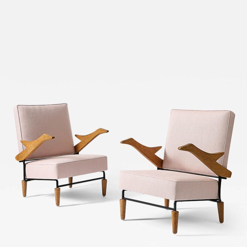 Pierre Guariche Lounge Chair in the Manner of Pierre Guariche France c 1960