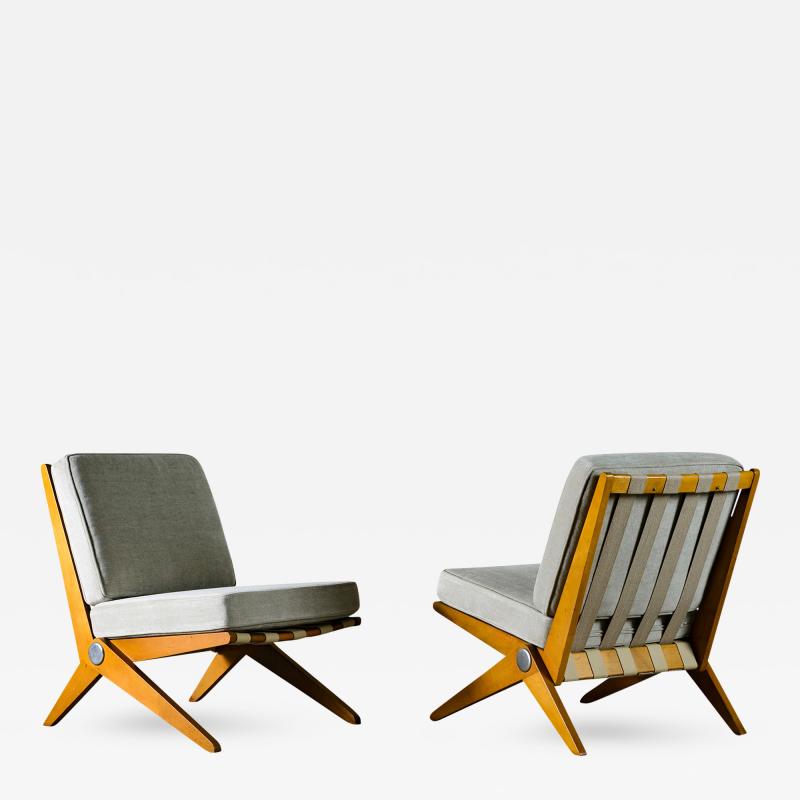 Pierre Jeanneret Pierre Jeanneret Scissors Chairs