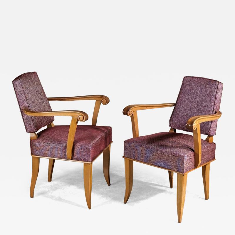 Pierre Lardin Attributed to Pierre Lardin pair of armchairs