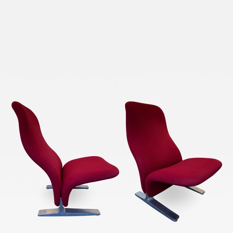 Pierre Paulin Pair of Concorde Armchairs by Pierre Paulin for Artifort Netherland 1960s