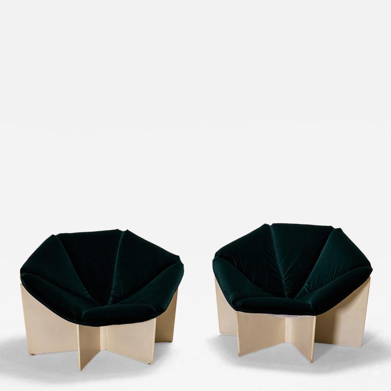 Pierre Paulin Pierre Paulin Rare Pair of Spider Lounge Chairs Model F678 for Artifort 1966