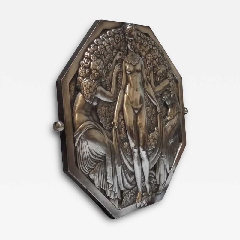 Pierre Turin French Art Deco Medallion by Pierre Turin LU161924174933