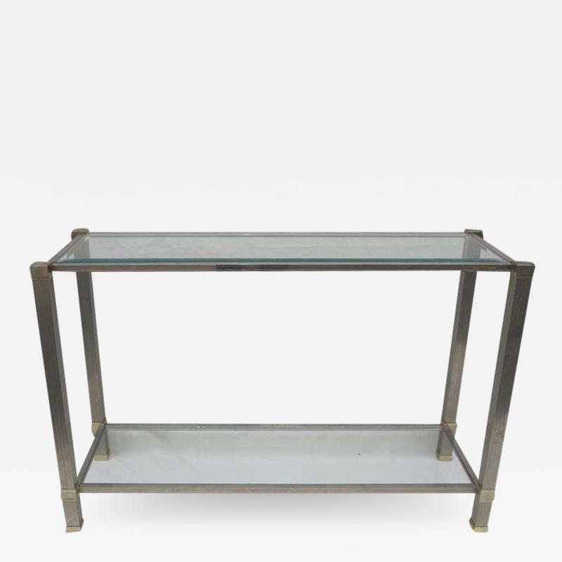 Pierre Vandel Silver and Gold Pierre Vandel Console