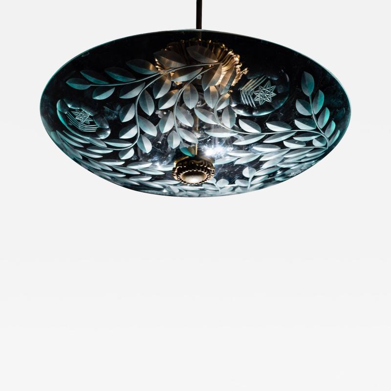 Pietro Chiesa Fontana Arte Ceiling Fixture Attributed to Pietro Chiesa Italy circa 1935