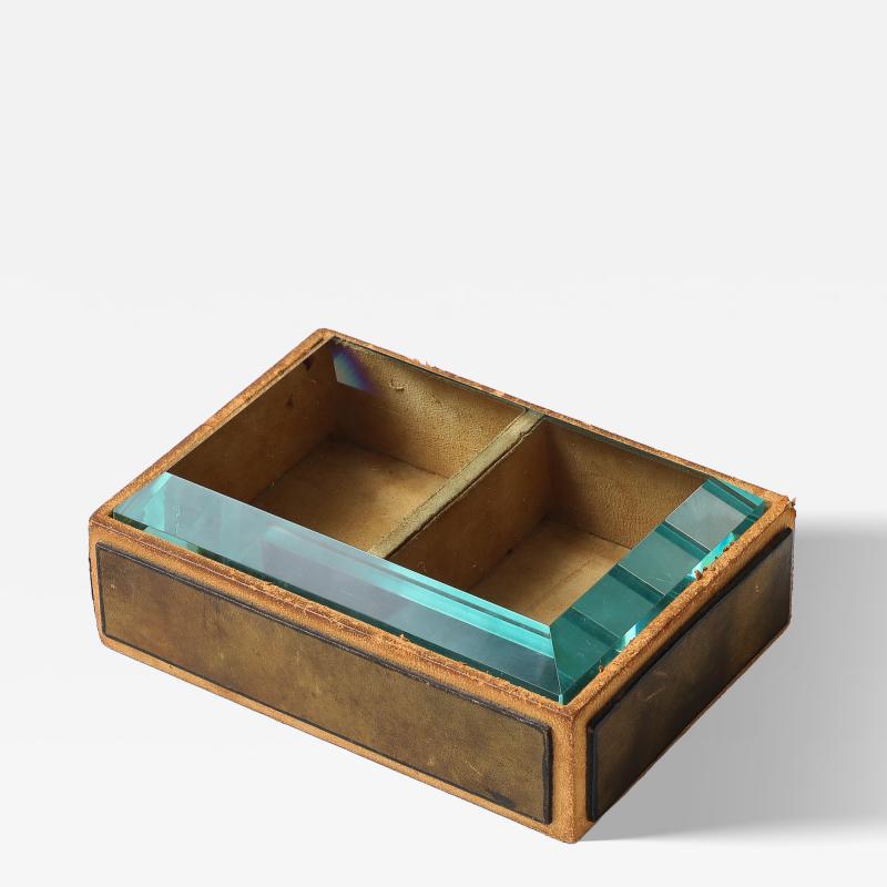 Pietro Chiesa Glass and Wood Box