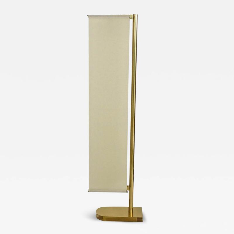 Pietro Chiesa Pietro Chiesa Floor Lamp in brass and linen for Fontana Arte Italy 1933