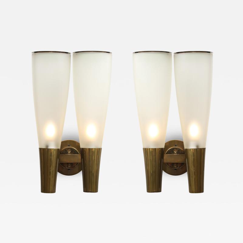 Pietro Chiesa Rare Pair of Large Sconces Model 1537 by Pietro Chiesa