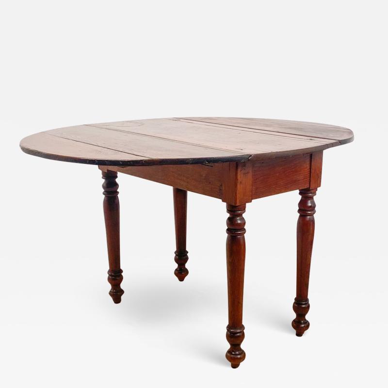 Pine Dropleaf Table U S A 19th century