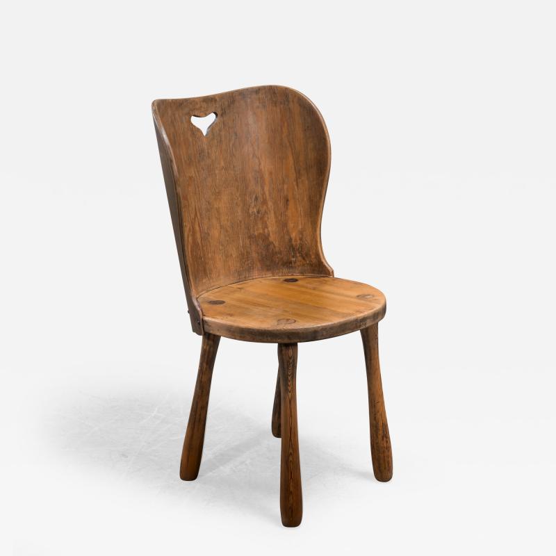 Pine cabin chair Sweden