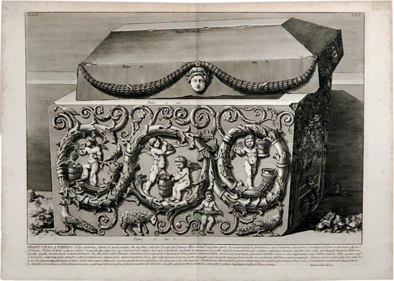 Piranesi Engraving Grand Urna De Porfio 