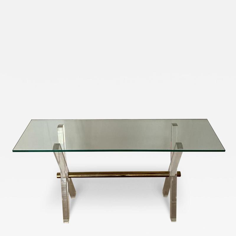 Plexi console table 1970s France