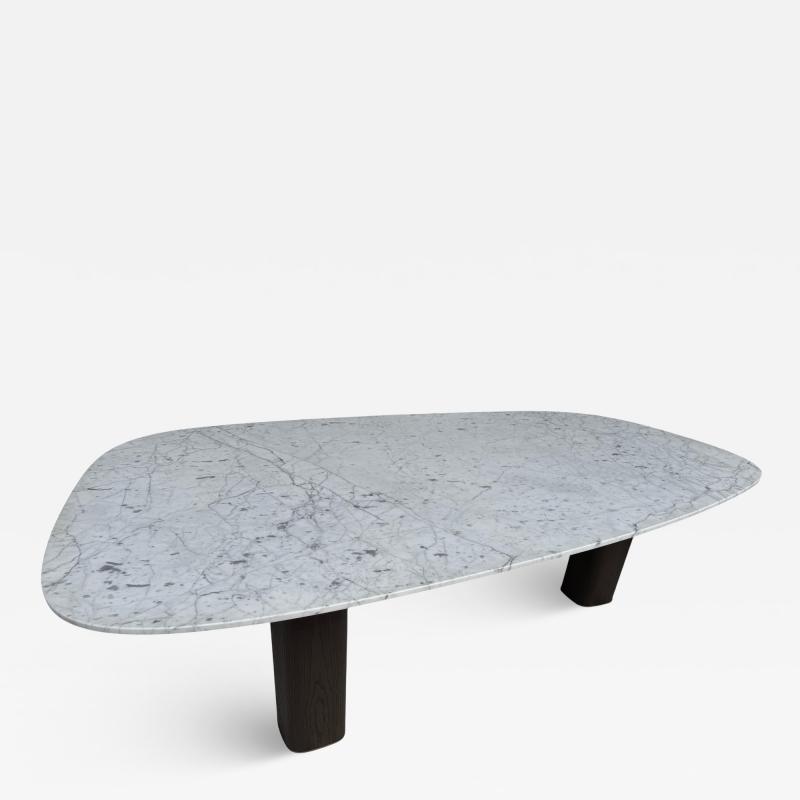 Poltrona Frau Jean Marie Massaud Jane Table For Poltrona Frau w Arabescato Marble Top
