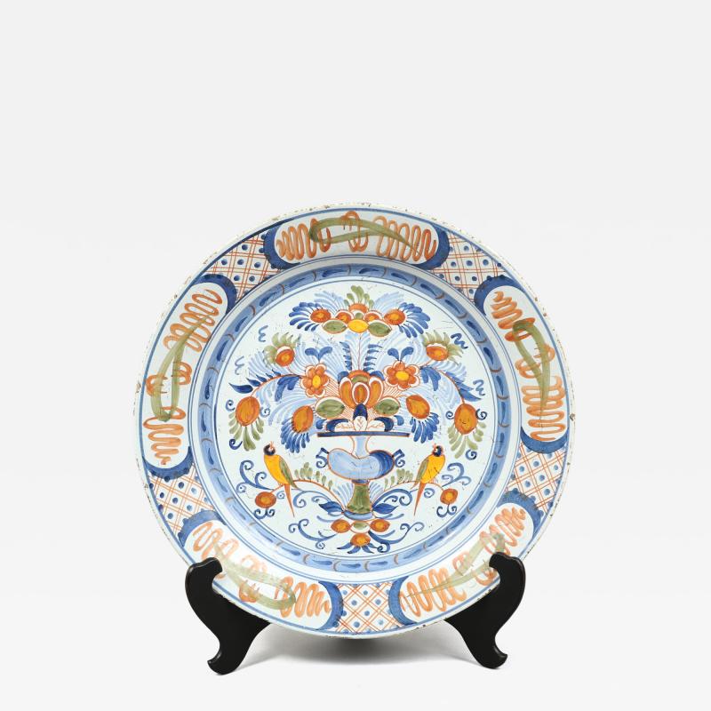 Polychrome Delft Charger