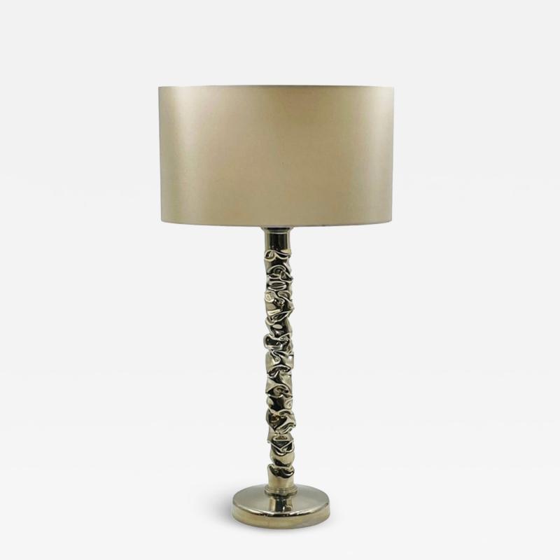 Porta Romana Stunning Table Lamp in Polished Nickel Made in England by Porta Romana