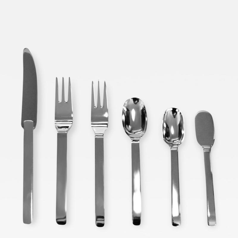 Porter Blanchard Porter Blanchard Serenity Sterling Flatware 6 Piece Set x 12 