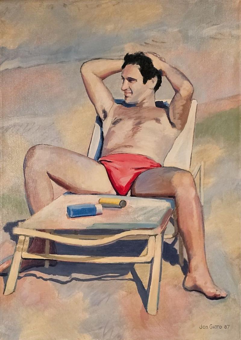 Portrait of Earl Herrick by Jon Gatto 1987