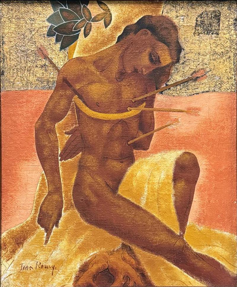 Portrait of Saint Sebastian by Jean Remy French 1893 1970 