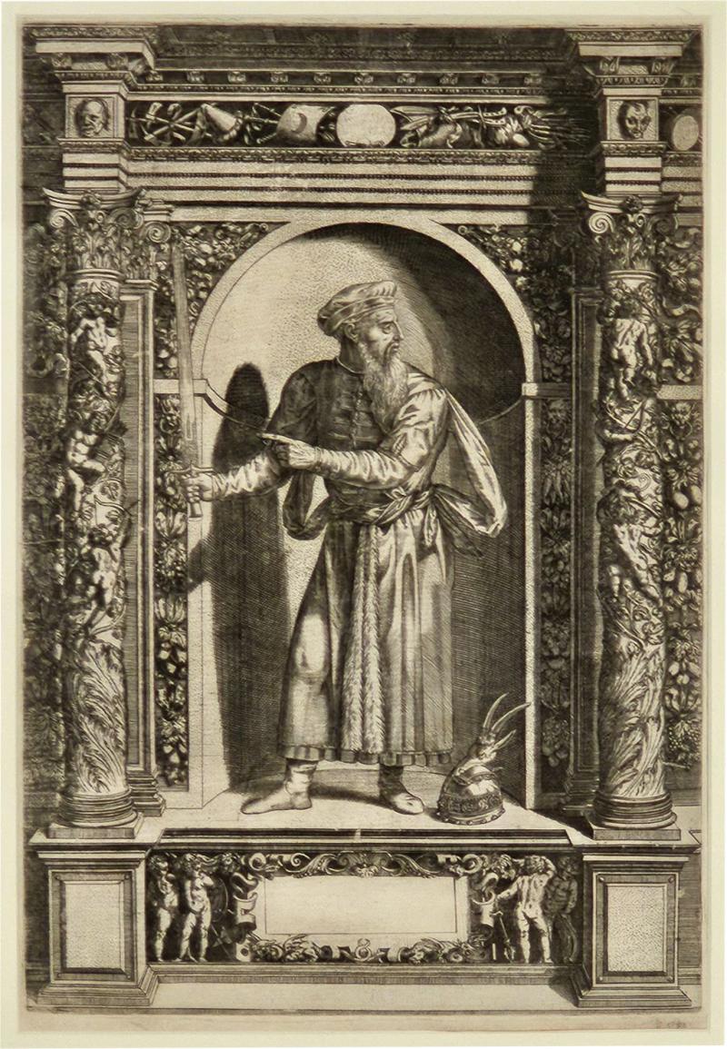 Portrait of Skanderbeg by Dominicus Custos circa 1610