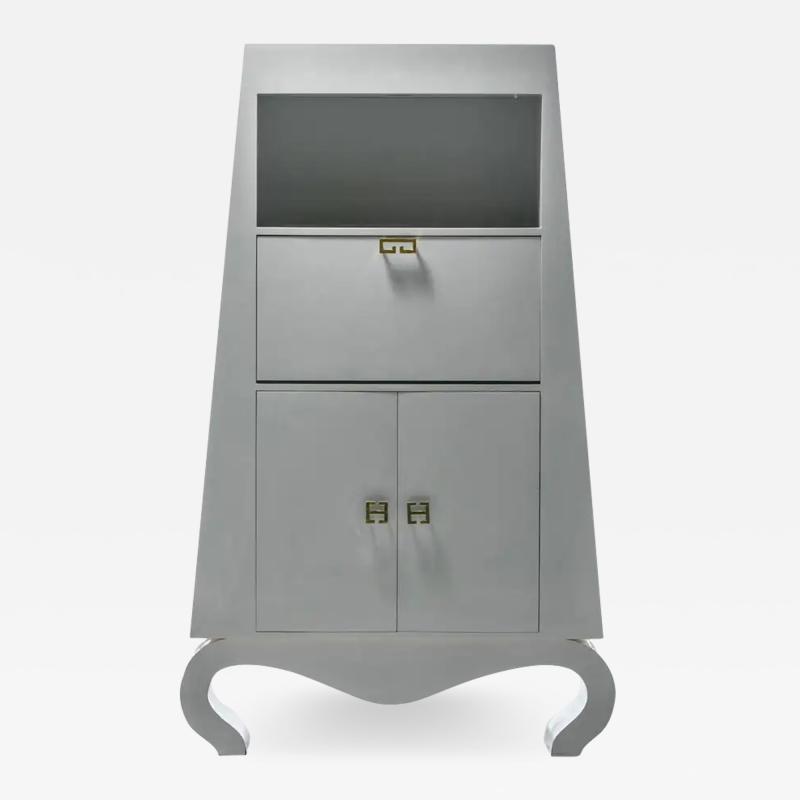 Post Modern Chinoiserie Dry Bar Cabinet C 1990s