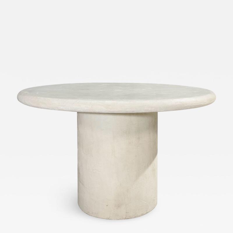 Post Modern Parra Plaster Molded Concrete Dining Table 1980