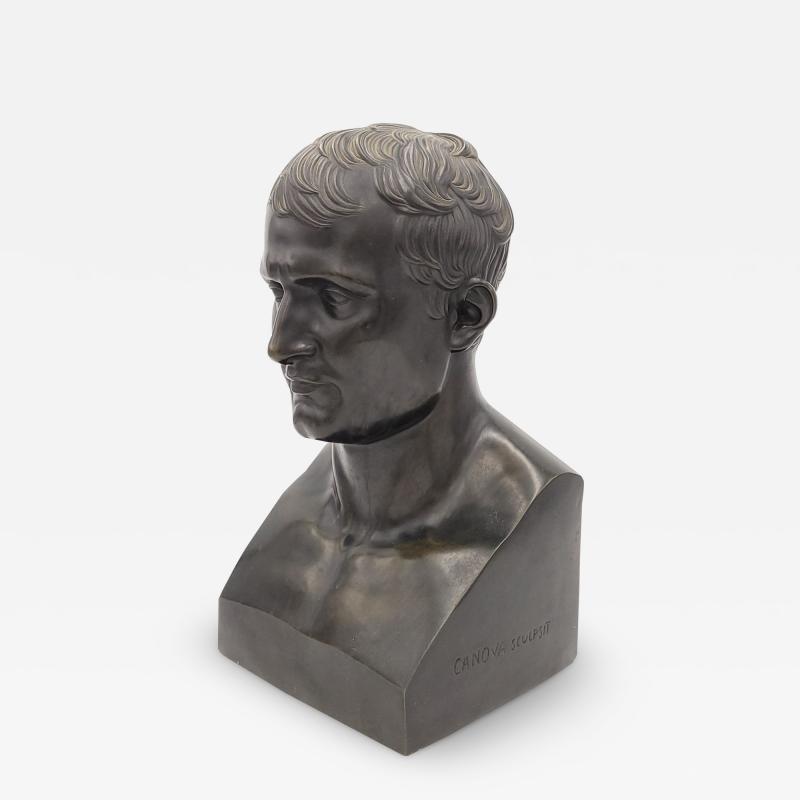 Posthumous Casting of Napoleons Bust by Canova France circa 1890