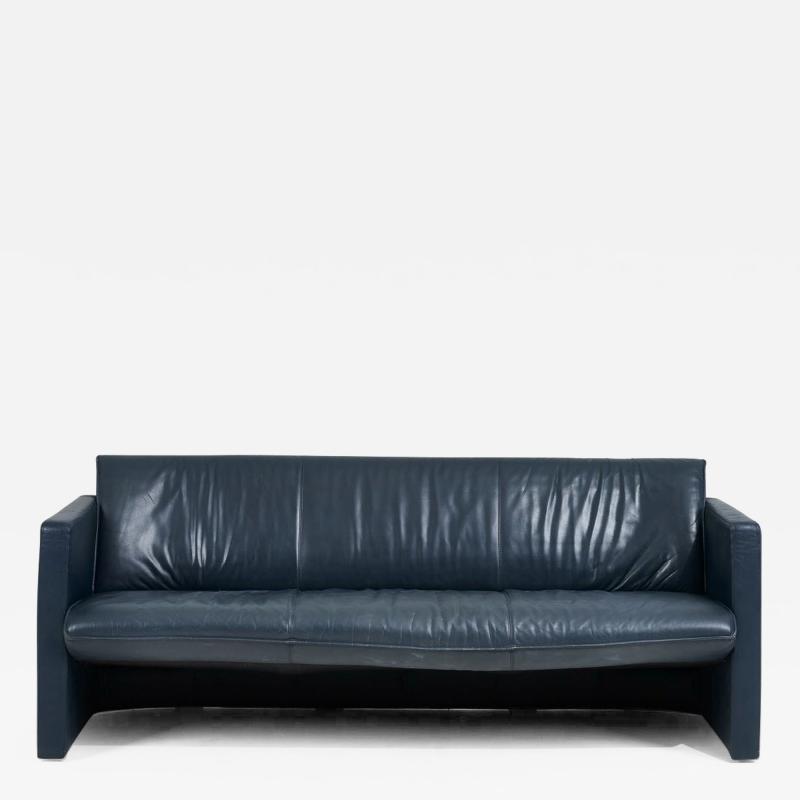 Postmodern Leather Sofa by Leolux 1970