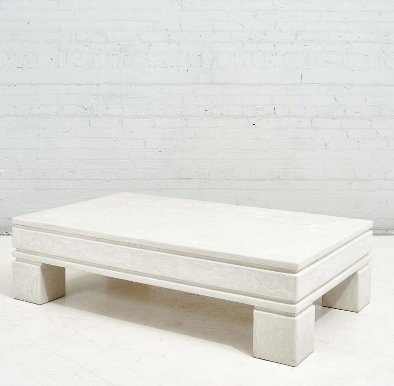 Postmodern Plaster Coffee Table, 1970