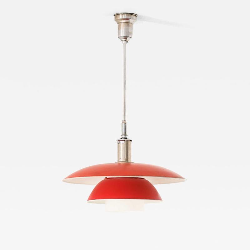 Poul Henningsen PH 5 Ceiling Lamp in Chrome Lacquer Metal by Poul Henningsen 1927 1928