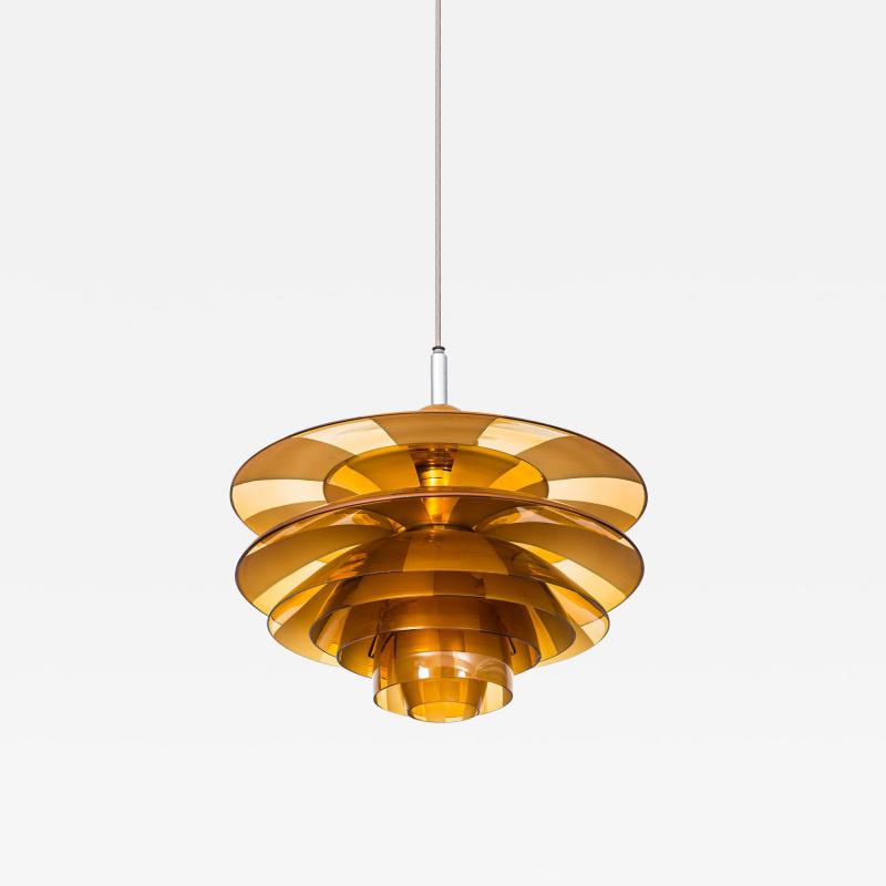 Poul Henningsen Poul Henningsen Ceiling Lamp Model PH Septima 5 by Louis Poulsen in Denmark