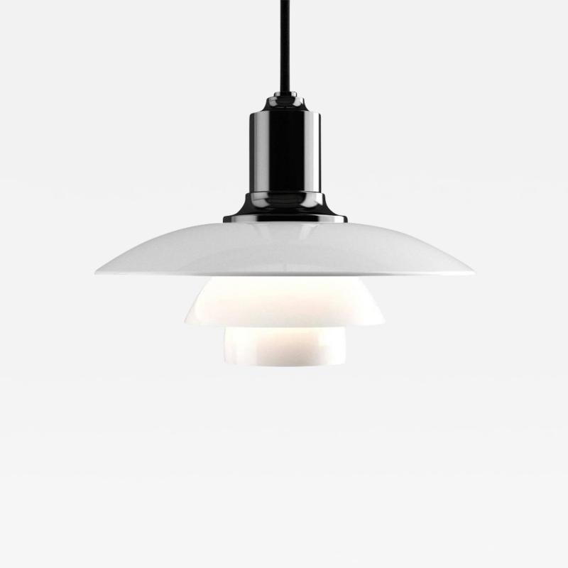 Poul Henningsen Poul Henningsen PH 2 1 Opaline Glass Pendant for Louis Poulsen