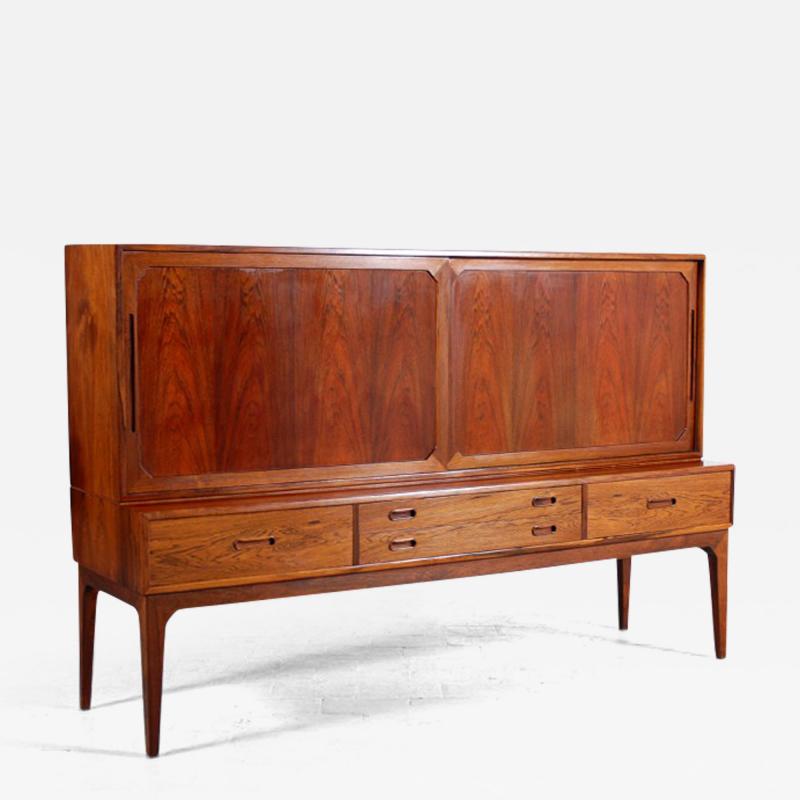 Poul Hundevad DANISH ROSEWOOD BUFFET POUL HUNDEVAD