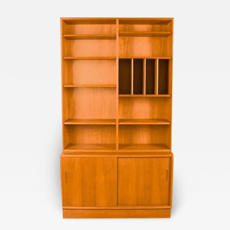 Poul Hundevad Danish Teak Sideboard Media Cabinet Hutch Poul Hundevad