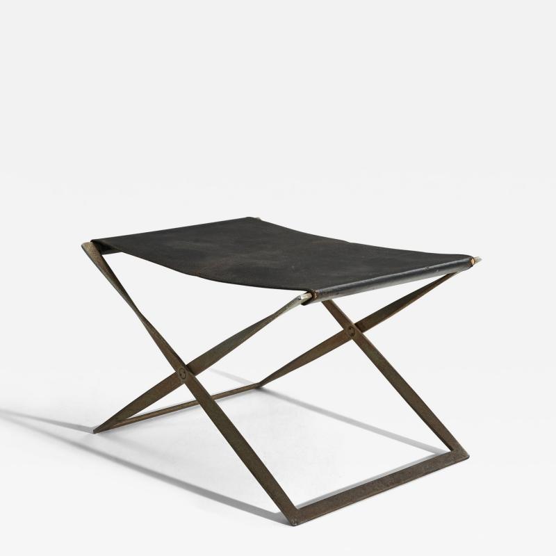 Poul Kjaerholm Stool in Steel for E Kold Christensen Denmark 1961