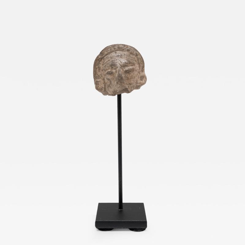 Pre Columbian Ceramic Head Fragment