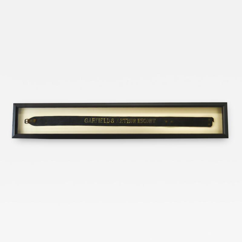 President James A Garfield Inaugural Parade Belt