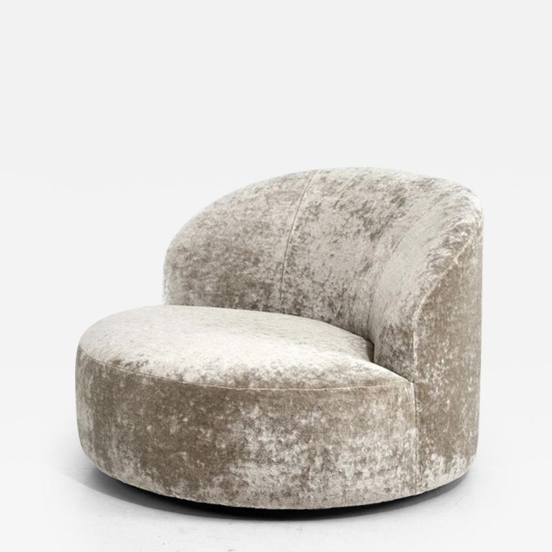 Preview Vladimir Kagan Swivel Lounge Chair Preview 1990