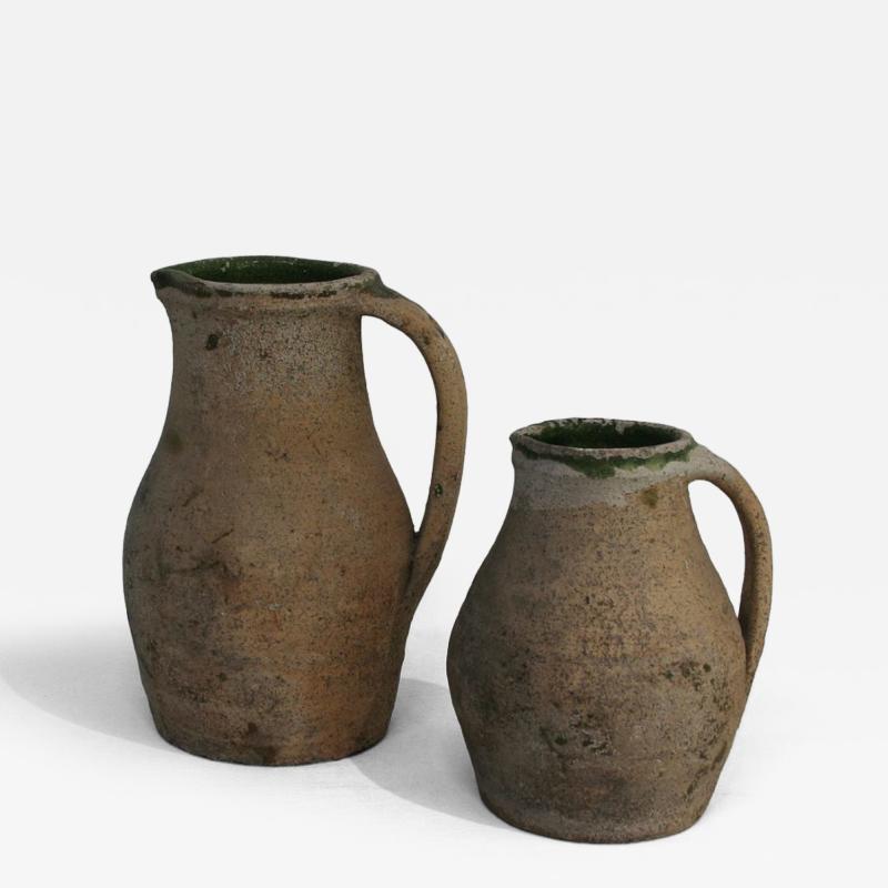 Primitive Earthenware pitchers