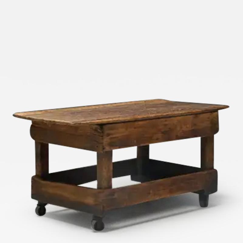 Primitive Industrial Table France 19th Century