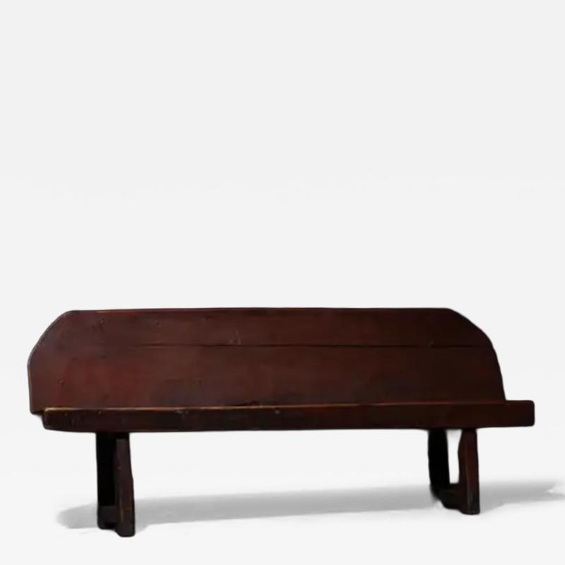 Primitive Rustic Bench France 19th Century