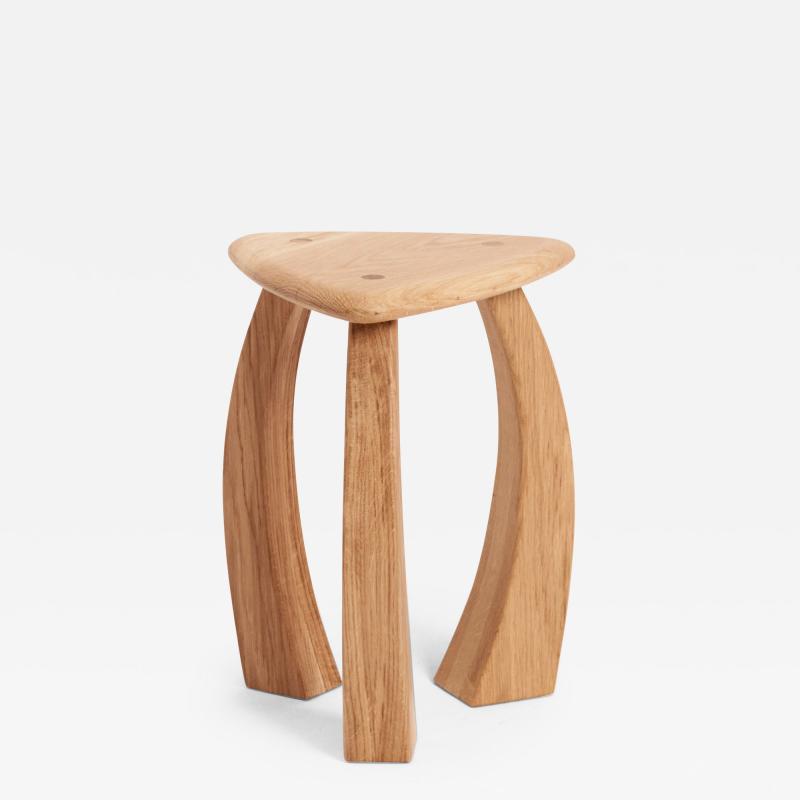 Project 213A Natural Oak Arc de Stool 52