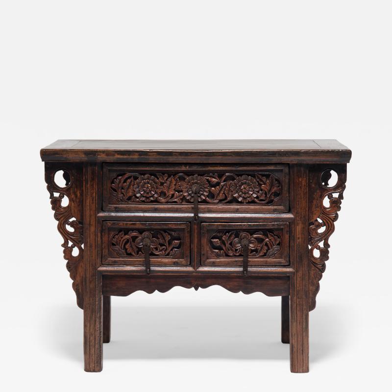 Provincial Two Drawer Table