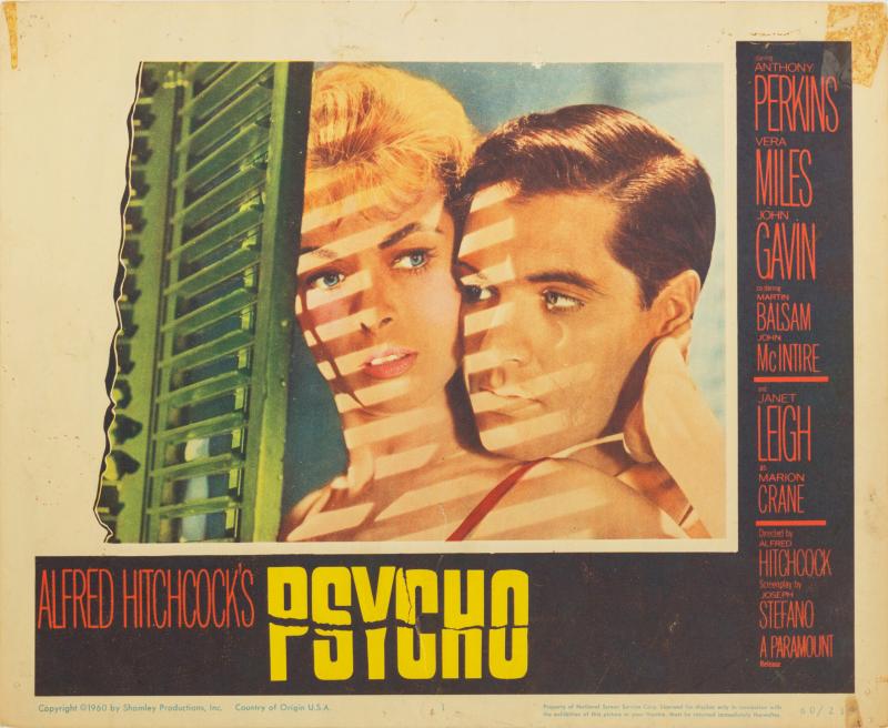 Psycho 1960 Vintage Lobby Card 1
