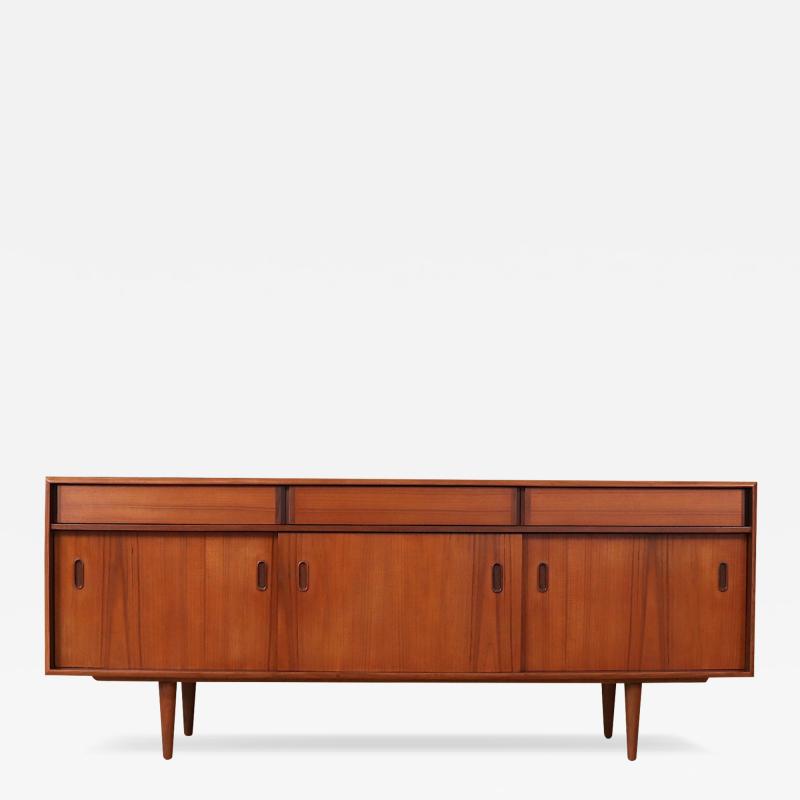 Punch Design Mid Century Modern Teak Credenza by Punch Design