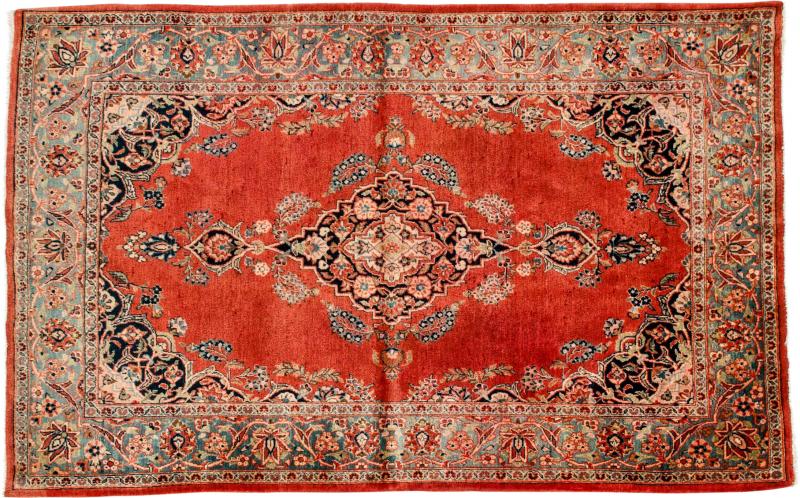 Pure Silk Hand Knotted Persian Area Rug