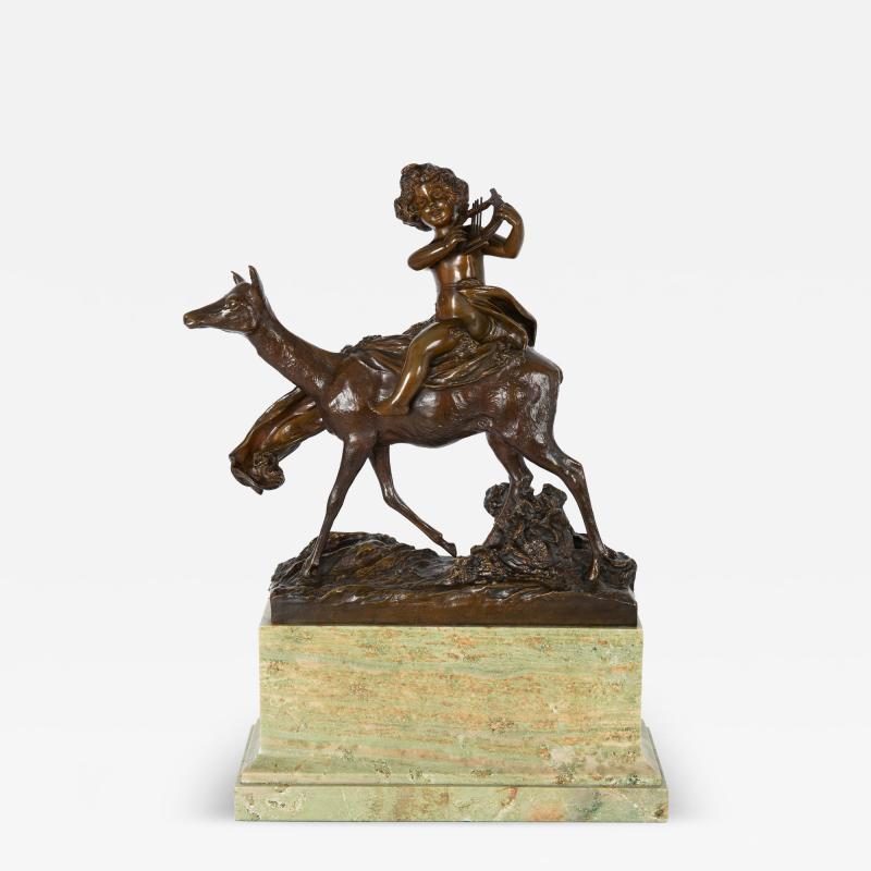 Putto Riding a Doe Charles Korschann