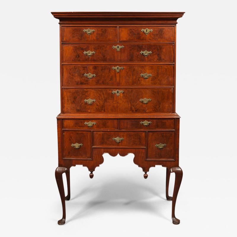 QUEEN ANNE PAD FOOT HIGHBOY