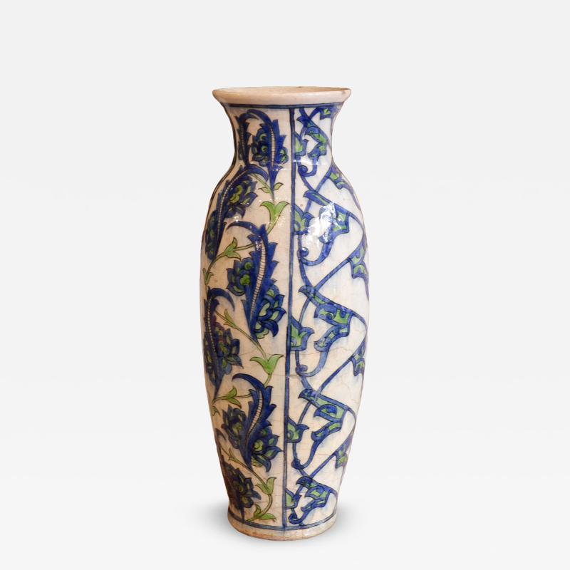 Qajar Period Persian Ceramic Vase circa 1820