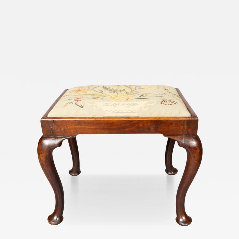 Queen Anne Walnut Bench